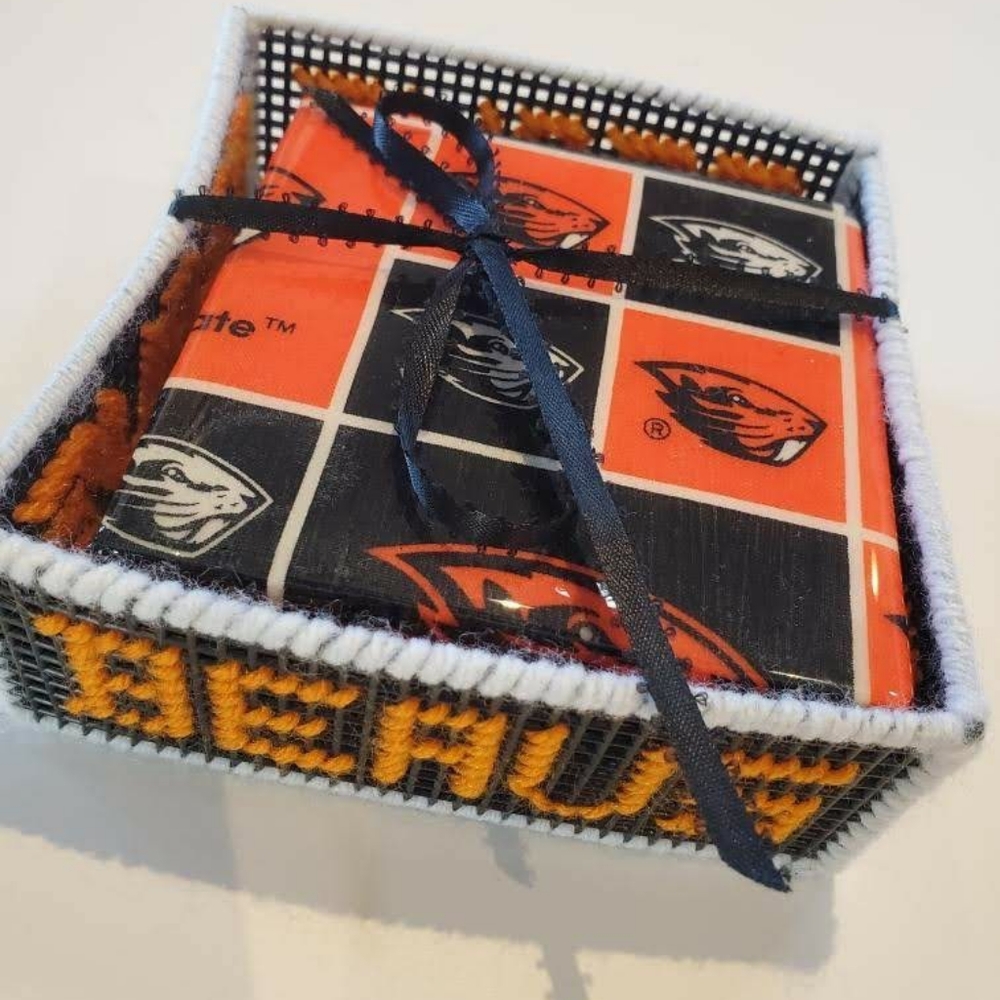 Fabric Ceramic Coasters